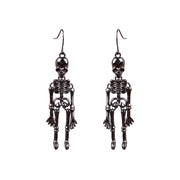 European And American Skeleton Skull Exaggerated Nightclub Earrings