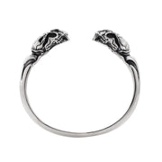 Men's S925 Sterling Silver Beast Skull Bracelet