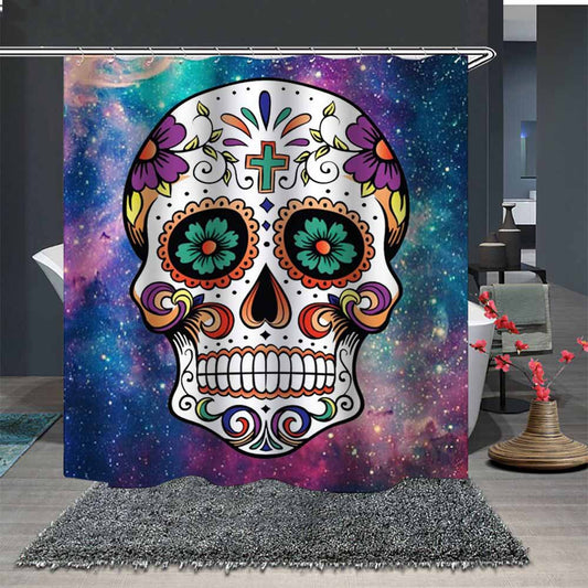 Skull Digital Print Shower Curtain *3 styles