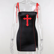 Dark Girl Cross Personality Small Sling Dress