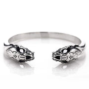 Men's S925 Sterling Silver Beast Skull Bracelet