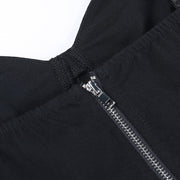 Women's night club Stud Metal Suspender Top