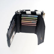 Nightmare Skull Wallet Long Buckle Wallet PU Leather Clutch