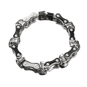 T.S.L. Chain Linked Skull Cuff Bracelet