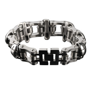 T.S.L. Chain Linked Skull Cuff Bracelet
