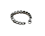T.S.L. Men's Thai Silver Skull Bracelet