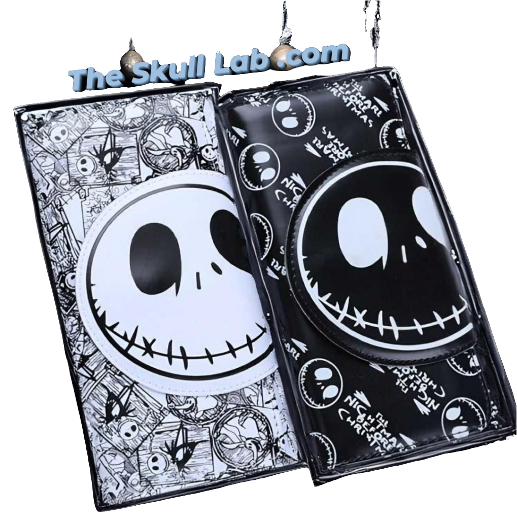 Skull Long Buckle Nightmare before Xmas Wallet Clutch