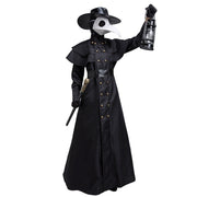 Medieval Steam Punk Plague Doctor Costume Beak Crow Long Mouth Mask