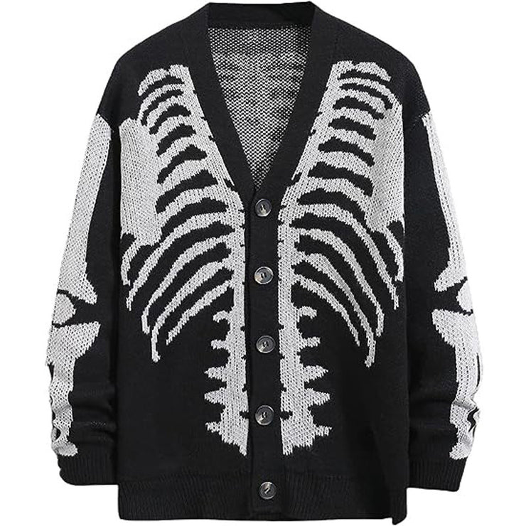 Autumn And Winter Sweater Coat Jacquard Halloween Knitted Cardigan *6 styles