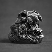 European And American Skull Retro Head-Dress Skull