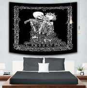 Skull Hanging Painting Bedroom Wall tapestries'