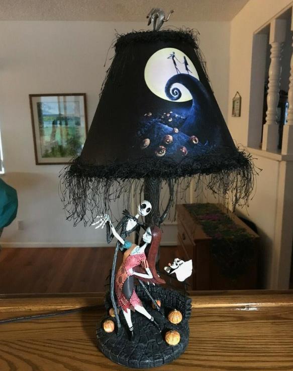 New Halloween Home Bedroom Jack Glowing Table Lamp LED Lamp Halloween Table Lamp