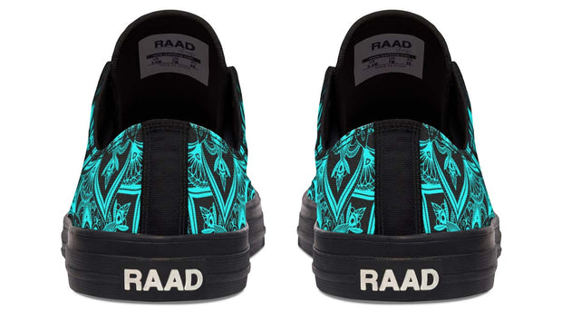Deep Color Gradient Skull Shoe Espadrilles