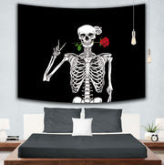 Skull Hanging Painting Bedroom Wall tapestries'