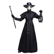 Medieval Steam Punk Plague Doctor Costume Beak Crow Long Mouth Mask