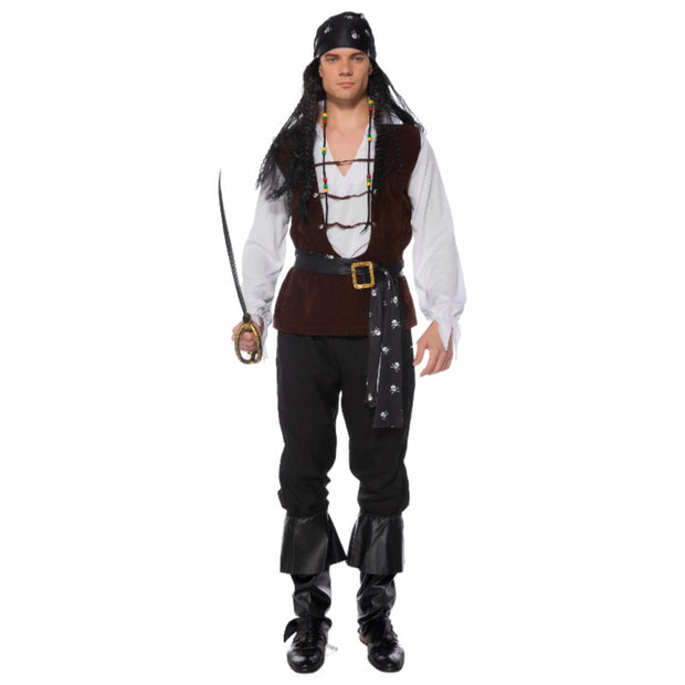 Men's Cosplay Halloween Pirates Of The Caribbean Costume