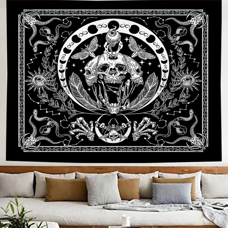 Skull Tapestry Bedroom or Livingroom, Background Hanging Cloth