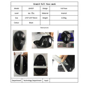 Factory Direct Sales Kevlar Ultra-light Bulletproof Mask Real CS Field Equipment Explosion-free Full Face Protection