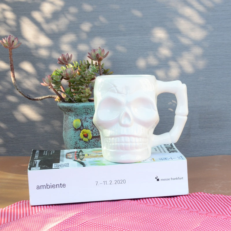 Creative Skull Stereo Ceramic Mug Halloween