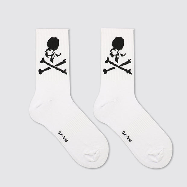 The Skull Lab Black / White Skull Socks