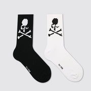 The Skull Lab Black / White Skull Socks