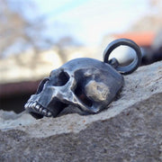 Vintage Gothic Wings Skull Skull Pendant