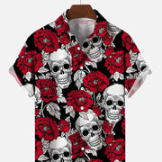 Printed Men's Vintage button-up Shirt *12 Styles