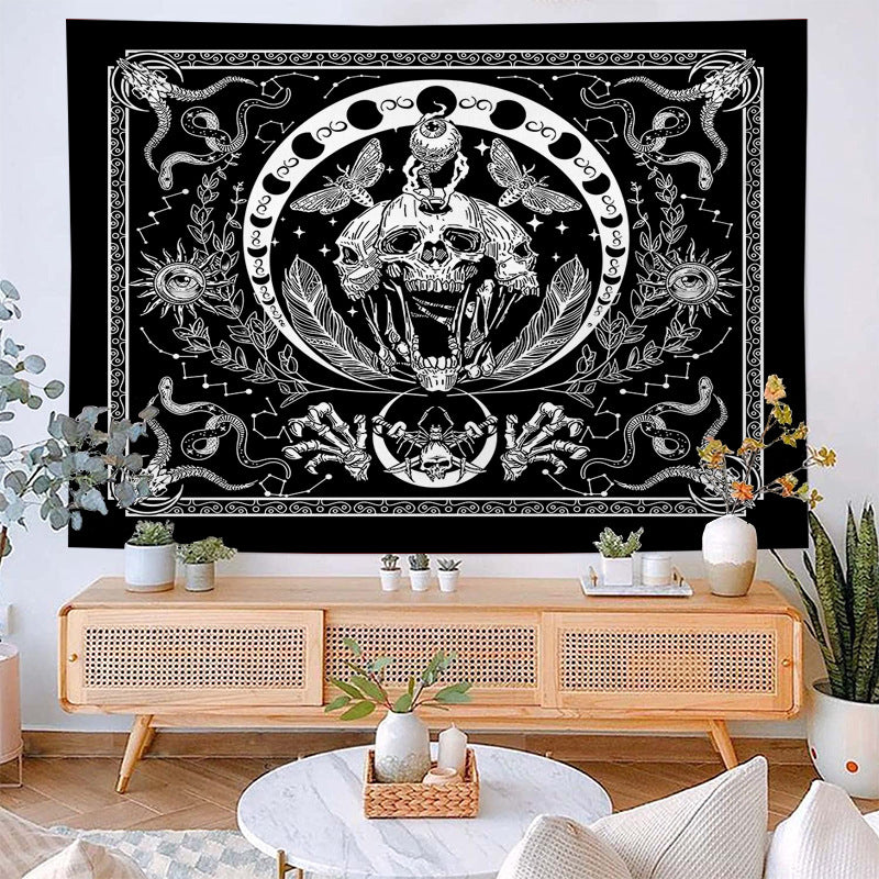 Skull Tapestry Bedroom or Livingroom, Background Hanging Cloth