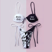 Skull Printed Bikini Swimwear *4 Styles