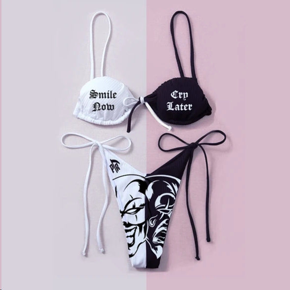 Skull Printed Bikini Swimwear *4 Styles