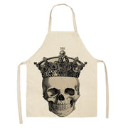 Creative Cotton And Linen Skull Series Apron *26 styles