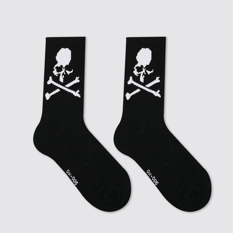 The Skull Lab Black / White Skull Socks