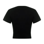 Women's Polyester Skull Short-sleeved Shirt