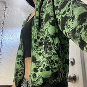 Digitally Printed Skull Sweater/Hoodie for Women