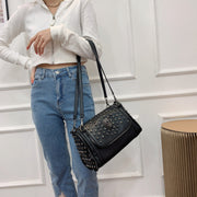 Skull Bag Rivet Large Capacity Shoulder Bag Pillow Bag
