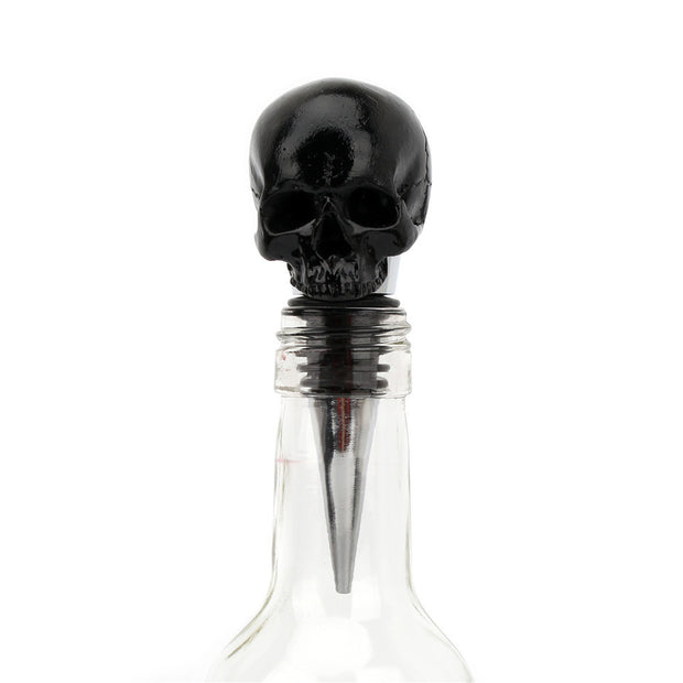 Three-dimensional Black Skull Wine Stopper Ghost Head Glass Bottle Stopper