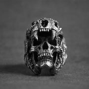 European And American Skull Retro Head-Dress Skull