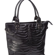 Fashion Relievo Embossed Skeleton Skull Handbag