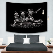 Skull Hanging Painting Bedroom Wall tapestries'