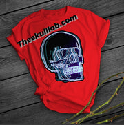 Neon Skull Short Sleeve t-shirts Mens