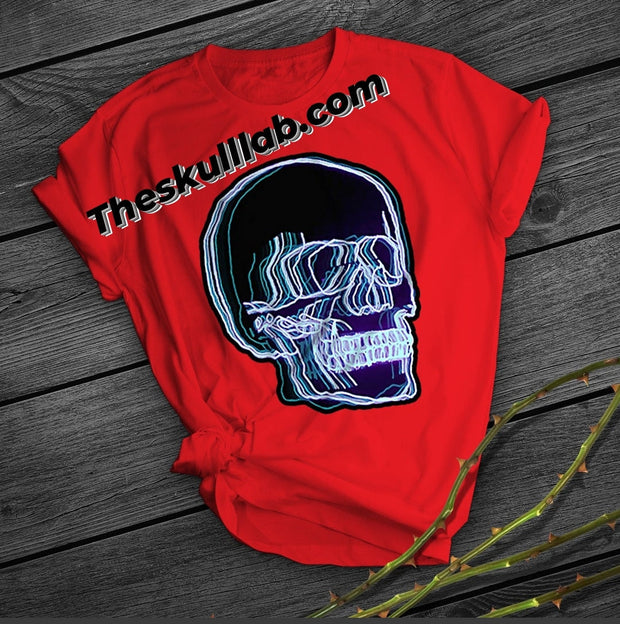Neon Skull Short Sleeve t-shirts Mens