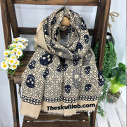 Skull scarf *2 colors Tan & Black