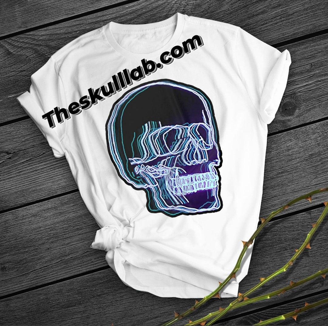 Neon Skull Short Sleeve t-shirts Mens