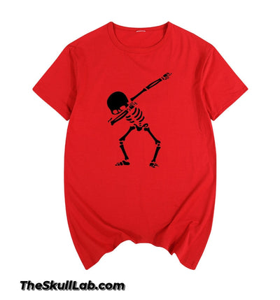Hip hop skull short sleeved T-shirt