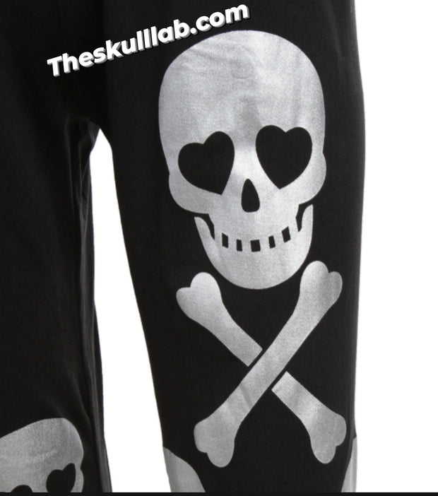 Shiny Skull Comfy Pants