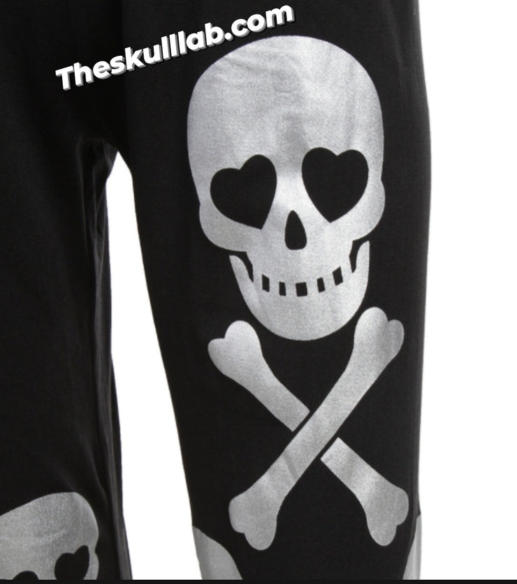 Shiny Skull Comfy Pants