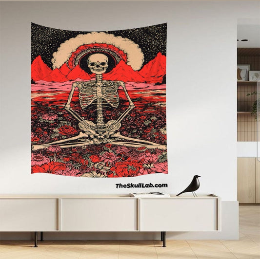Skull Art Background Wall Cloth Tapestries *6 Styles
