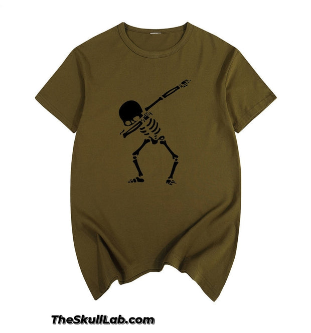 Hip hop skull short sleeved T-shirt