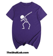 Hip hop skull short sleeved T-shirt