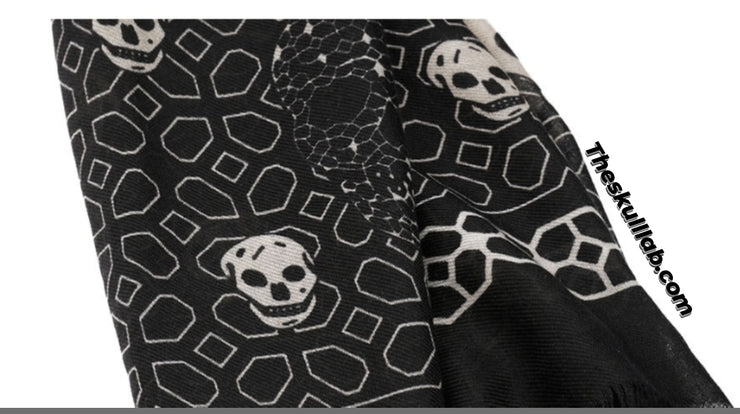 Skull scarf *2 colors Tan & Black